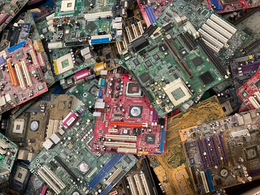 Tarjetas electrónicas para reciclaje